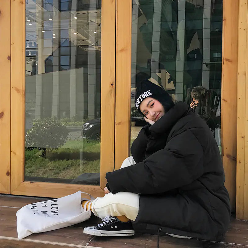 Women's Cotton Jacket - Korean Style Winter Coat