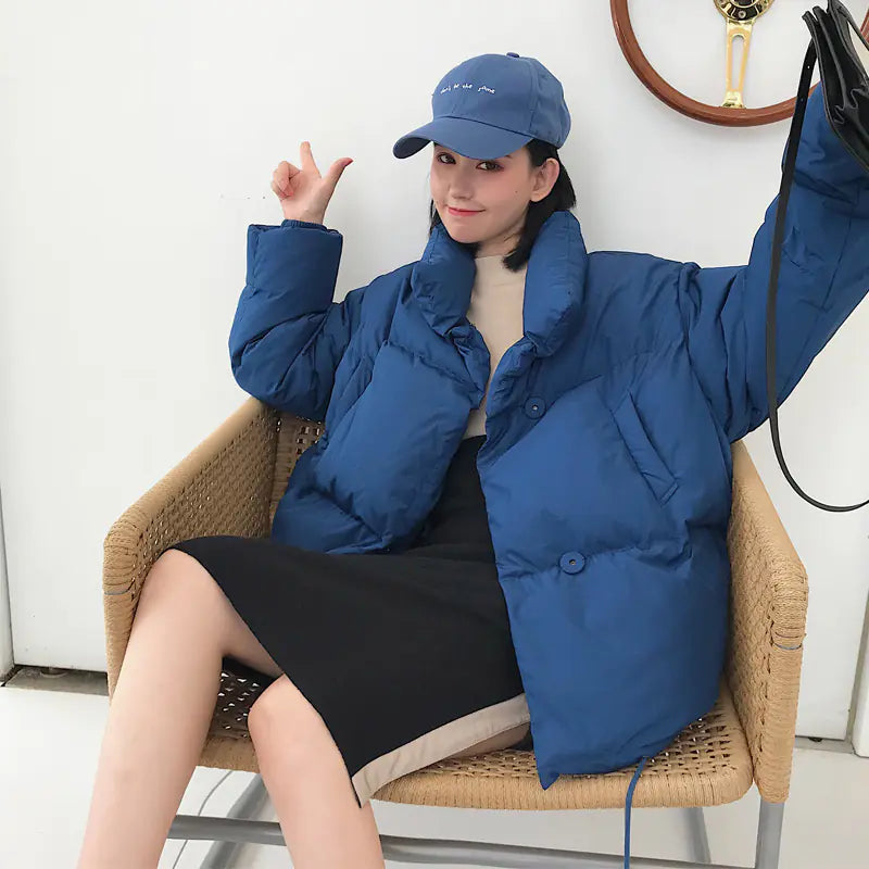Women's Cotton Jacket - Korean Style Winter Coat