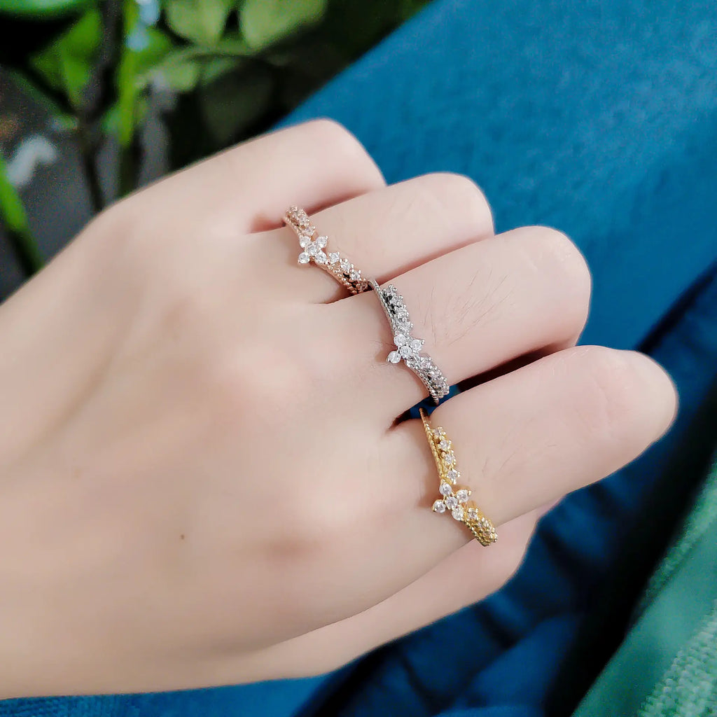 Minimalist Adjustable Open Ring with Unique Design