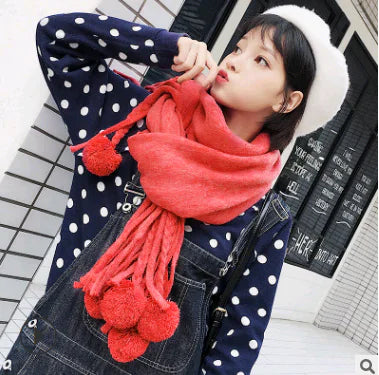 Women's Yarn Scarf, Winter Versatile Thick Wrap