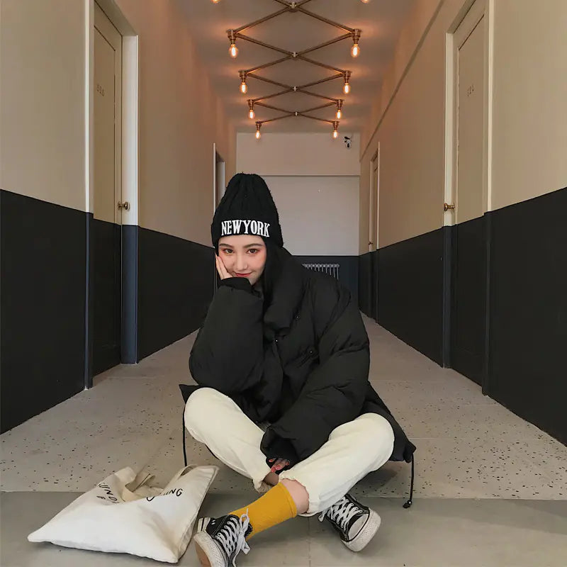 Women's Cotton Jacket - Korean Style Winter Coat