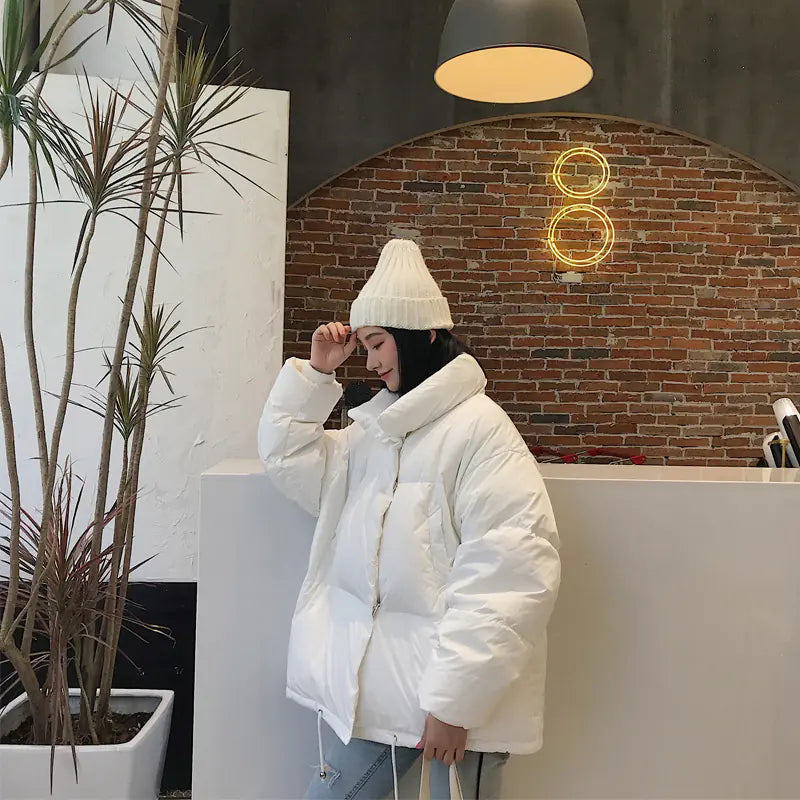 Women's Cotton Jacket - Korean Style Winter Coat